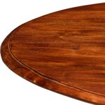 vidaXL Table de salle à manger Bois acacia avec finition miel 80x76 cm