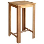 vidaXL Table de bar Bois d'acacia massif 60x60x105 cm