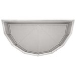 vidaXL Jardinière Argent 60 x 30 x 50 cm Acier inoxydable