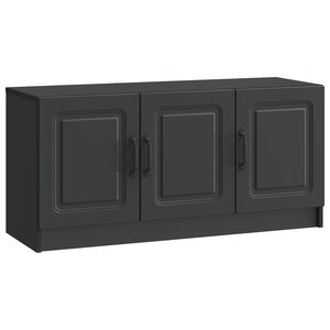 vidaXL Meuble TV Noir 99 x 34 5 x 47 cm Bois d'ingénierie