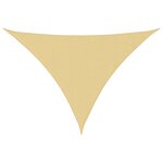 vidaXL Voile d'ombrage sable 4x4x5 8 m 100   polyester oxford