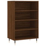 vidaXL Buffet haut chêne marron 57x35x90 cm bois d'ingénierie