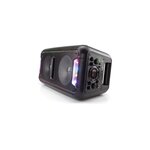 CALIBER HPA502BTL Enceinte portable Bluetooth - Lampes LED multicolores - Batterie intégrée - Option Karaoke Sing-Along