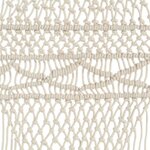 vidaXL Rideau en macramé 140x240 cm Coton