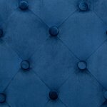 vidaXL Chaises à manger lot de 2 bleu velours