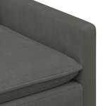 vidaXL Canapé Gris foncé 156 x 81 x 87 5 cm Tissu