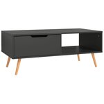 vidaXL Table basse Gris 100x49 5x43 cm Bois d'ingénierie