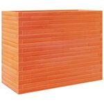 vidaXL Jardinière cire marron 90x40x68 5 cm bois de pin massif