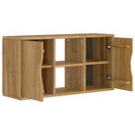 vidaXL Meuble TV ODDA 79x24x40 cm bois massif pin