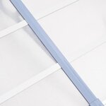 vidaXL Auvent de porte Gris et transparent 396x90 cm Polycarbonate