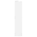 vidaXL Armoire à chaussure Blanc brillant 59x17x81 cm Bois ingénierie