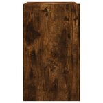 vidaXL Armoire murale chêne fumé 75x35x60 cm bois d'ingénierie