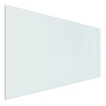 vidaXL Plaque de verre pour cheminée rectangulaire 100x50 cm