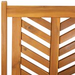 vidaXL Ensemble de Salle à Manger de Jardin 7 Pièces en Bois Massif d'Acacia