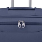 vidaXL Jeu de valises souples 3 Pièces Bleu marine