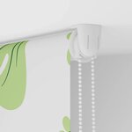 vidaXL Store enrouleur de douche 110x240 cm largeur du tissu 106 cm