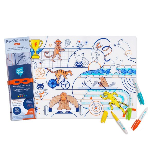 set coloriage reutilisable Sport olympique