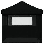 vidaXL Tente de fête 292 x 580 x 315 cm Noir Tissu Oxford