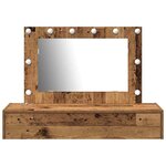 vidaXL Table de Toilette Marron 100 x 40 x 70 cm Bois d'ingénierie