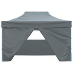 vidaXL Tente de fête 280 x 410 x 315 cm Anthracite Tissu Oxford