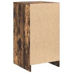 Buffet vidaXL Chêne Fumé 40x41x75 cm Bois Ingénierie