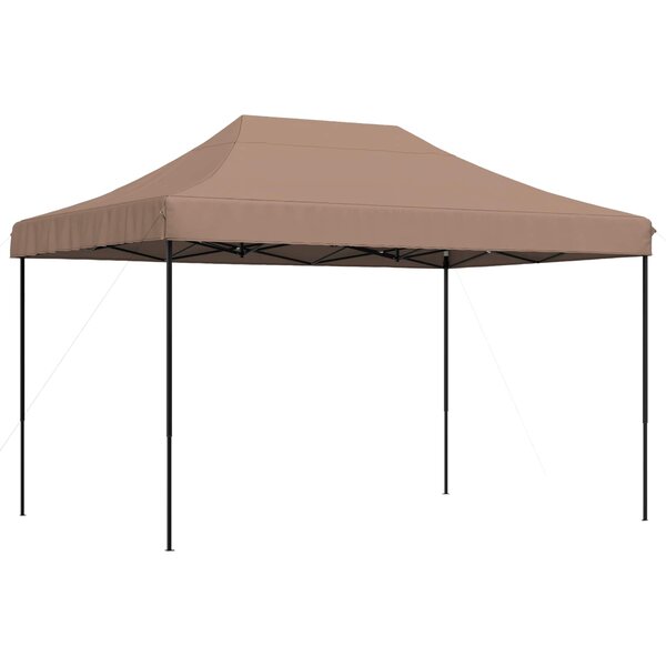 vidaXL Tente de fête 279 x 410 x 315 cm Marron Tissu Oxford