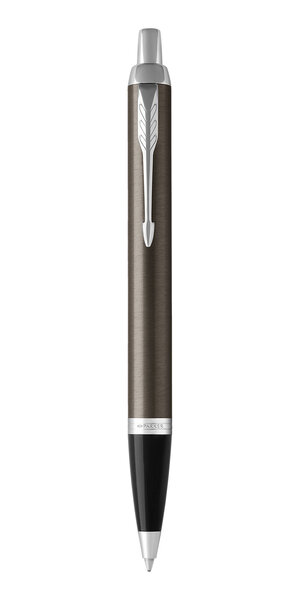PARKER IM Stylo bille  espresso intense  recharge bleue pointe moyenne  Coffret cadeau
