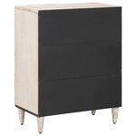 vidaXL Buffet de Rangement Blanc 60 x 33 5 x 75 cm