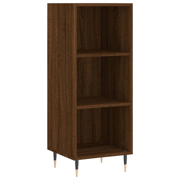 vidaXL Buffet chêne marron 34 5x32 5x90 cm bois d'ingénierie