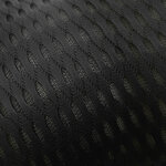 vidaXL Ensemble de Oreillers avec oreiller 2 Pièces Noir Maille 4D