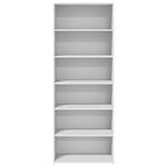 vidaXL Buffet haut blanc 70x41x185 cm bois d'ingénierie