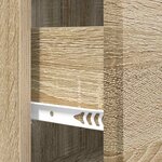 vidaXL Armoire à tiroirs Chêne Sonoma 66 x 34 5 x 90 cm