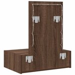 vidaXL Table de Toilette Marron 60 x 40 x 70 cm Bois d'ingénierie