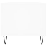 vidaXL Table basse Blanc 90x49x45 cm Bois d'ingénierie