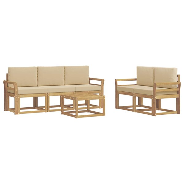 vidaXL Ensemble de canapés d'extérieur 6 pc