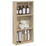 vidaXL Armoire murale de salle de bain Chêne Sonoma 30 x 10 x 60 5 cm