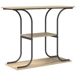 vidaXL Table console Chêne sonoma 101 x 35 x 80.5 cm Bois d'ingénierie