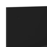 vidaXL Armoire murale 100x16 5x30 cm noir bois d'ingénierie