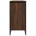 vidaXL Armoire à chaussures chêne marron 80x38x78 cm bois d'ingénierie