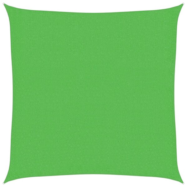 vidaXL Voile d'ombrage 160 g/m² Vert clair 3 6x3 6 m PEHD