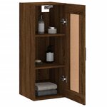 vidaXL Armoire murale chêne marron 34 5x34x90 cm bois d'ingénierie