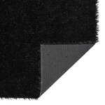 Gazon synthétique vidaXL Noir 1x10 m 40 mm