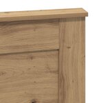vidaXL Tête de lit Chêne artisanal 120 cm Bois d'ingénierie