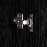 vidaXL Support d'affichage avec rangement Chêne noir 31x30x90 cm Bois reconstitué