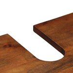 vidaXL Ensemble de Meubles de Salle de Bain 3 Pièces Marron miel