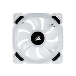 CORSAIR Ventilateur LL120 Pro LED RGB 120mm Blanc (Pack de 3) - (CO-9050092-WW)