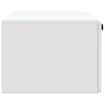vidaXL Meuble TV mural 78 5 x 41 x 30 cm Blanc Bois d'ingénierie