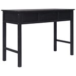 Vidaxl table console noir 110x45x76 cm bois