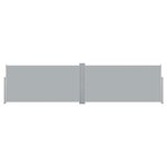 vidaXL Auvent latéral rétractable 160x600 cm Gris