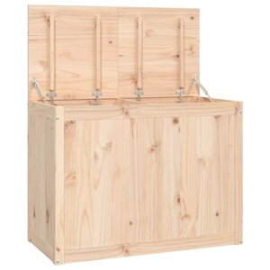 vidaXL Boîte à linge 88 5x44x66 cm Bois massif de pin
